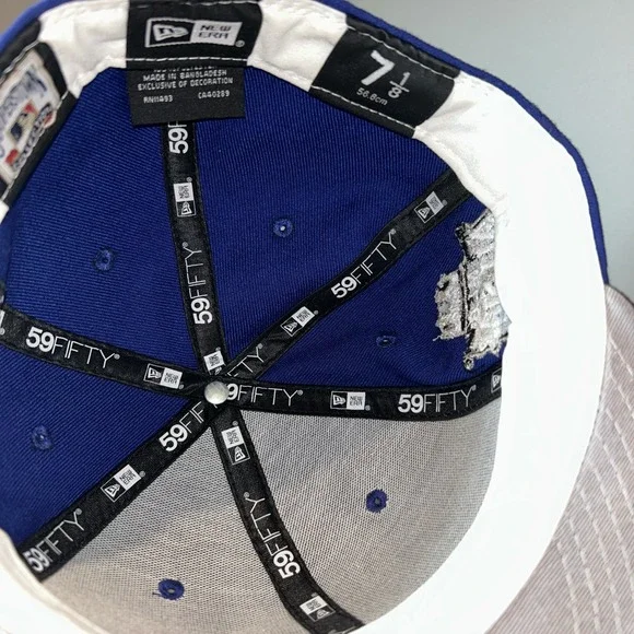 Kansas City Royals 2012 All Star Game New Era 59FIFTY Fitted Blue Hat Size 7 1/8 - Picture 5 of 7